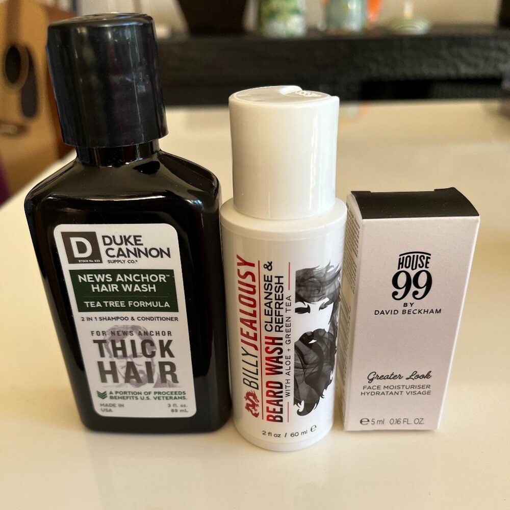 New Men's Travel-sized Skincare 3-Pc. Set
